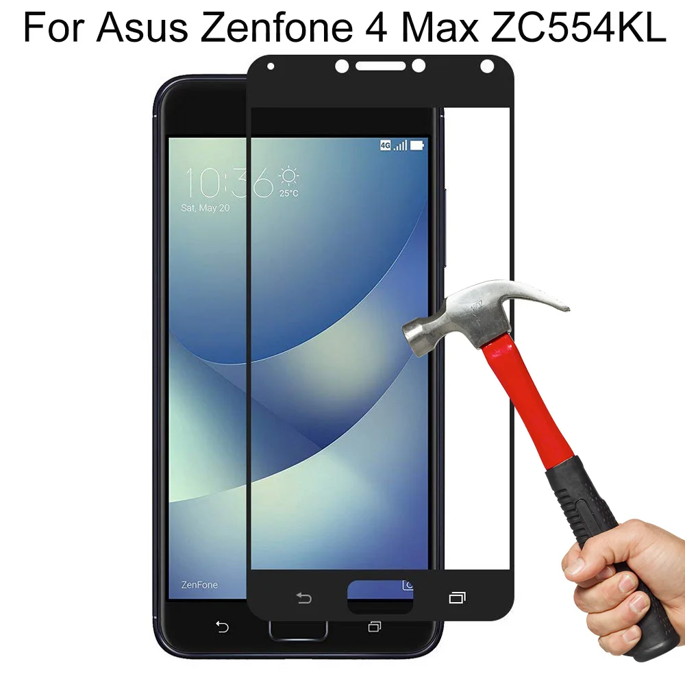 9H твердость защитный Стекло для ASUS ZenFone 4 Max ZC554KL / стекло на для Асус Зенфон 4 Макс(ZC554KL) Экран протектор Закаленное Стекло для Asus Zenfone 4 Max ZC554KL Стекло