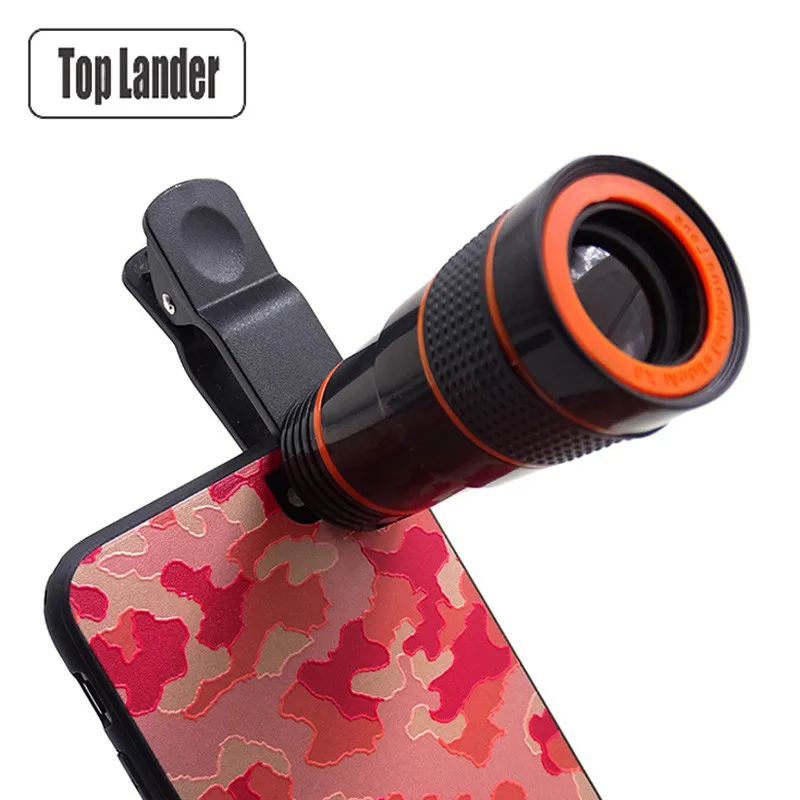 

8X Zoom Mobile Phone Monocular Telescope Lens Monocular adjustable Zoom lens HD Smartphone Telescope Camera Lens Clip Universal