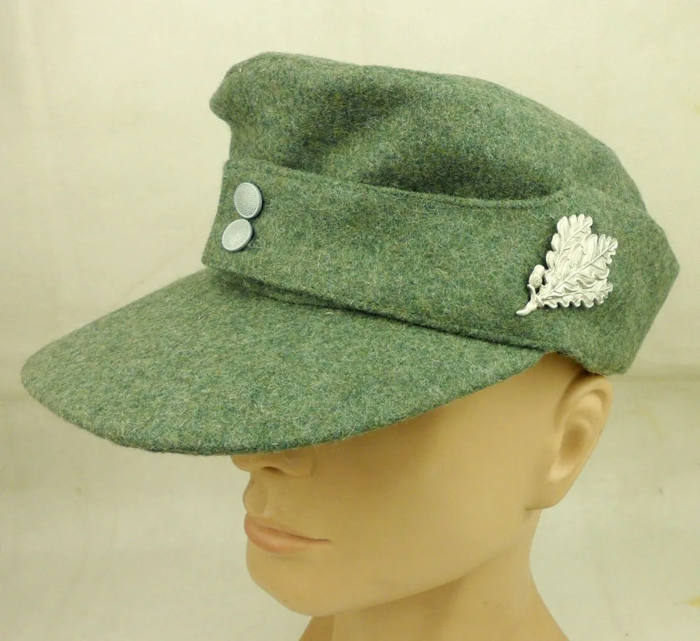 

WWII GERMAN ARMY MILITARY SNIPER CAP HAT SOLDIER CAP WITH BADGE HAT - SIZE XL