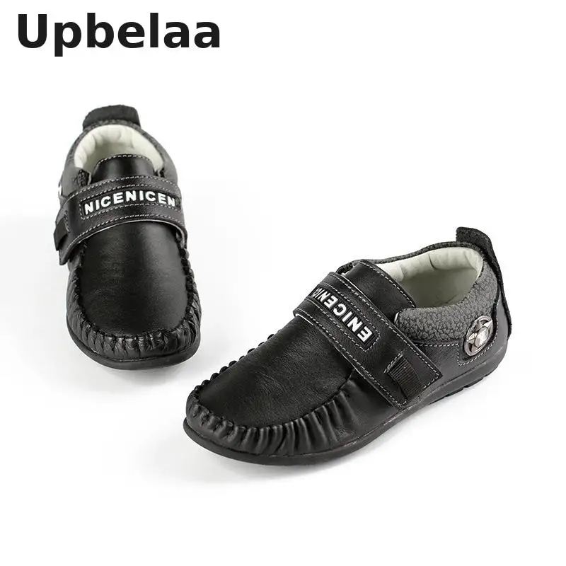 

Kids Shoes For Boys Genuine Leather Oxford Shoe Children Peas Shoes School Black Loafer Moccasins Wedding British Gentleman New