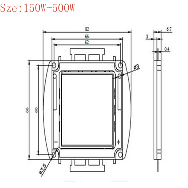 150-500W