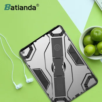 

Cover For ipad air 2 Military Heavy Resistant Safe Shockproof Hard Coque Case For iPad 6 Stand Tablet Case with Hand Belt