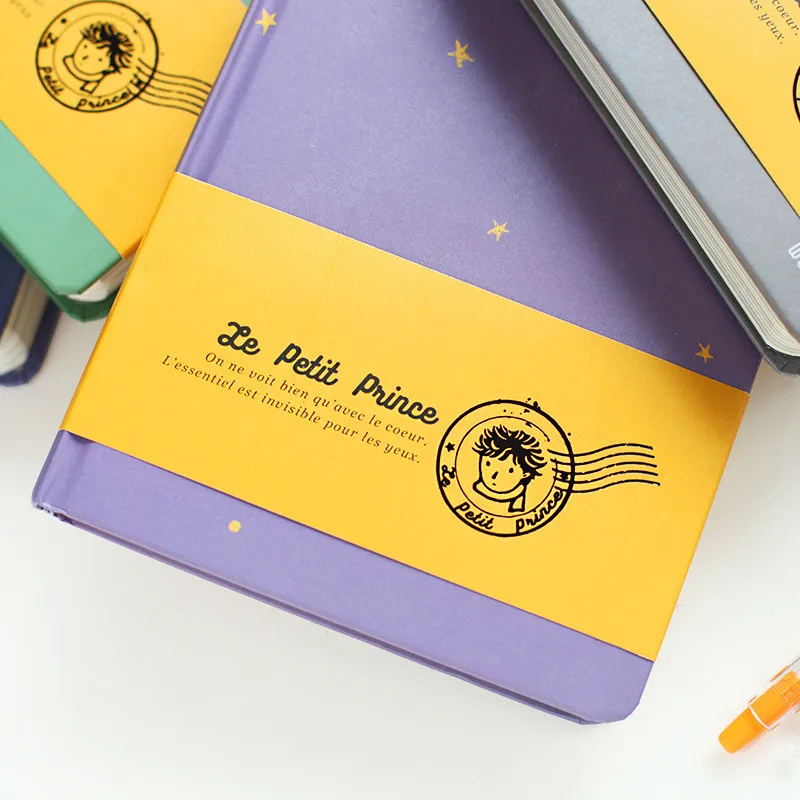 Free Shipping The Little Prince Notebook School & Office Supply Vintage Color Page Accessory Diary Book Notepad Retro Stationery