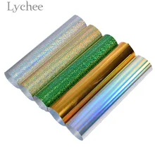 Lychee 30x25 см лазерный термопресс передачи винил блеск ПВХ декоративные принадлежности для футболки одежда