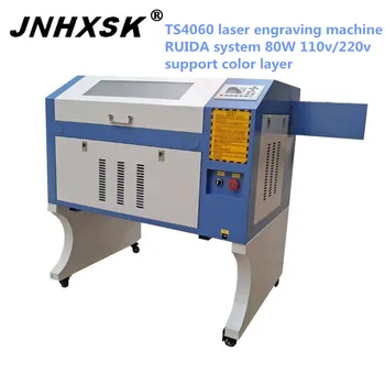 

JNHXSK high quality TS4060 80W 400x600mm laser engraving cutting machine ruida system 6442s usb 2.0 interface 110v/220v