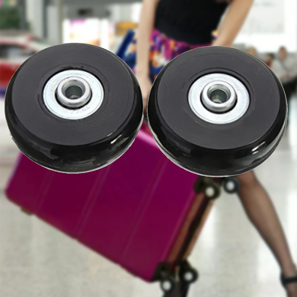 

Rubber Sliding Axles Universal Luggage Wheel Travel Suitcase Durable Flexible Repair Set Silent Casters Replacement Practical