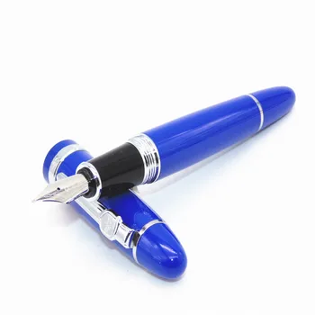 

JINHAO 159 Blue Business office Medium Nib Fountain Pen New