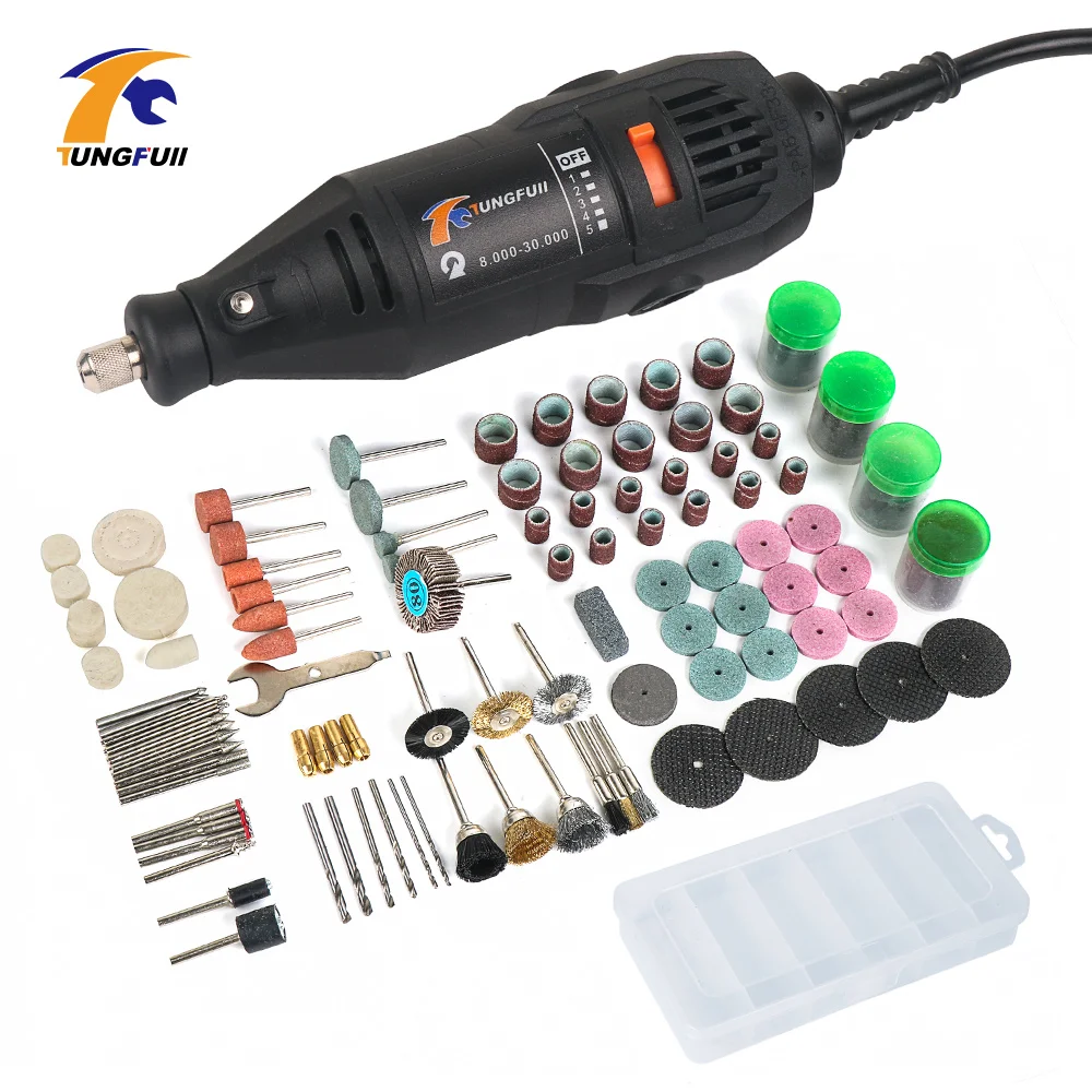 Dremel инструменты 220V 110V гравер Ротари с Мощность инструмент Аксессуары Мини дрель