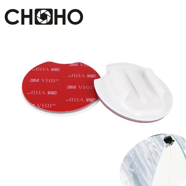 

Surfboard Mount Surfing 3M Sticker Round White Low-Angle S for Gopro Hero 7 6 5 4 Xiaomi YI 4K II SJCAM Go Pro Accessories