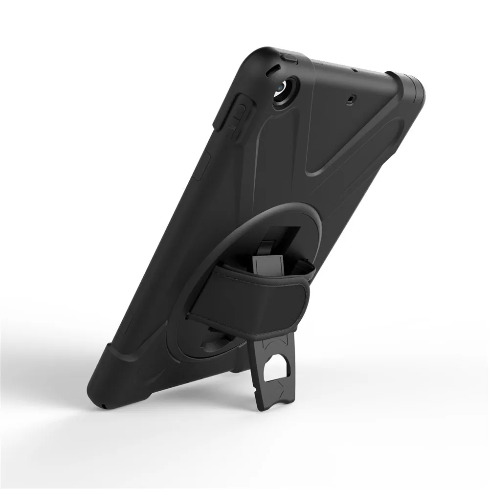 Для iPad 2/3/4 противоударный Дети чехол Heavy Duty Силиконовый Футляр чехол с подставкой держатель руки планшеты в виде ракушки для 9,7 дюймов