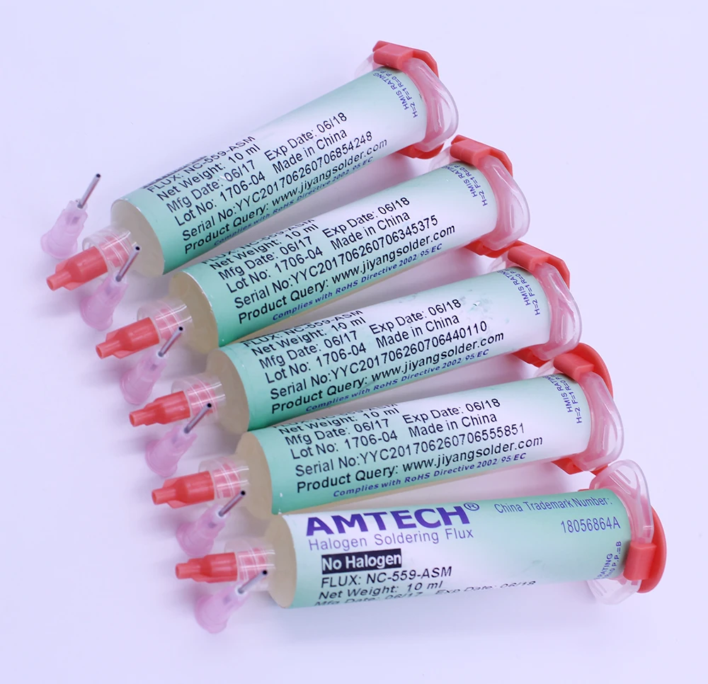 AMTECH 10cc NC-559-ASM флюсовая паста Бессвинцовая паяльная паста+ иглы для реболлинга пайки сварочные ремонтные инструменты