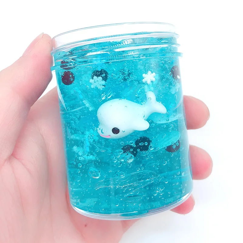 CHENG WANG Slime поставляет глину DIY кристальная грязь океан Haydn полимер прозрачный не