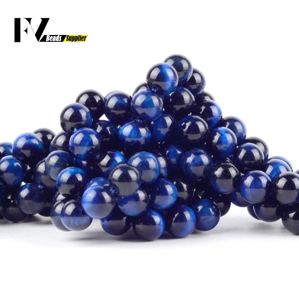 А+ круглые синие Бусины тигровый глаз, бусины из натурального камня для изготовления ювелирных изделий своими руками, 4, 6, 8, 10, 12 мм, бусины из минералов, аксессуары