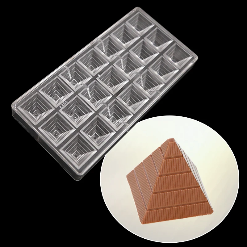 

Pyramid chocolate mold Polycarbonate,Baking Tool Creative Kitchen Pastry tools Confectionery Cooking Baking Accessories