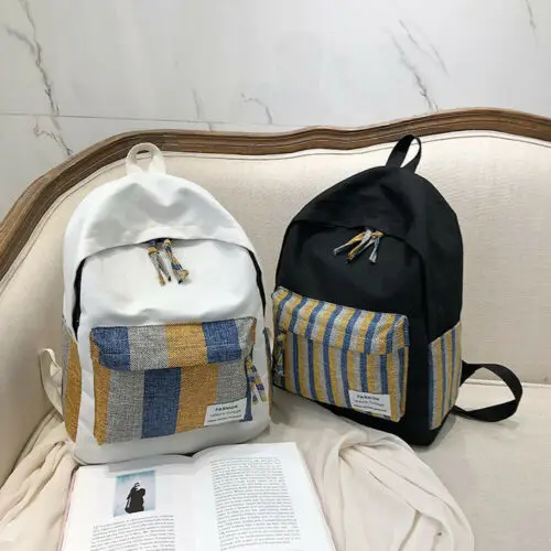 Fashion Women Canvas School Bag Girl Cute Backpack Travel Rucksack Shoulder Bags Fashion Women Canvas School Bag Girl Cute Backpack Travel Rucksack Shoulder Bags