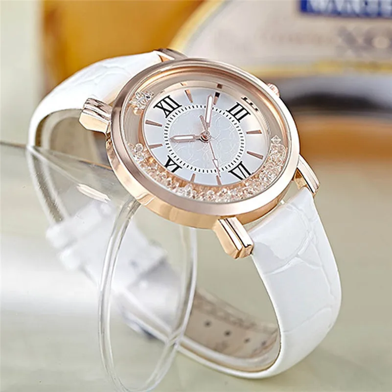 Fashion Women watch Diamonds Leter Band Analog Quartz Vogue Watches Wrist Watch Relogio Feminino #2AP28 (11)