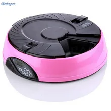 Behogar 6 поднос для еды программируемый таймер автоматическая кормушка для домашних животных Кормушка для кошек и собак поднос для воды миски для всех собак бульдог Мопс Чихуахуа животные