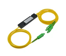 SCAPC 1X2 PLC Singlemode Fiber Optical splitter FTTH PLC SCAPC 1×2 PLC optical fiber splitter FBT Optical Coupler Free shipping