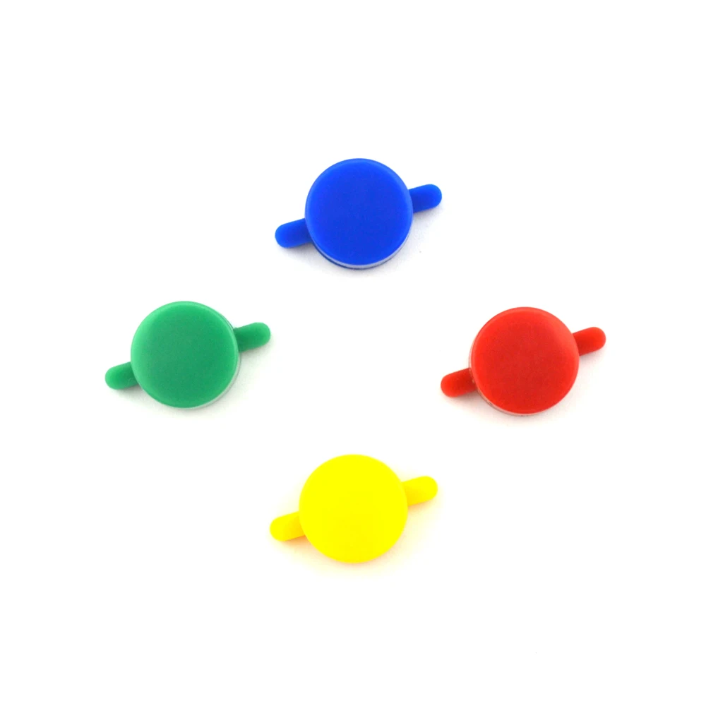 

10Sets High quality Color buttons A B X Y pads cotroller replacement Plastic for SNES for S F C