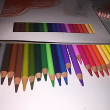 Липа 4 мм свинцовый пигмент Живопись Круглый Карандаш 24 цвета