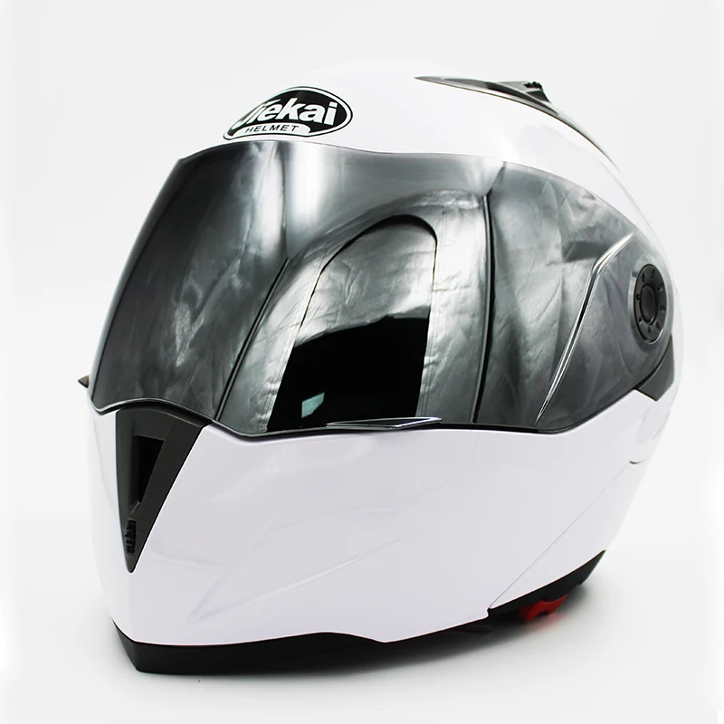 JIEKAI флип-ап мотоциклетный шлем Летний с красочными серебристыми линзами козырек мотоциклетные шлемы мото мотоциклетный шлем