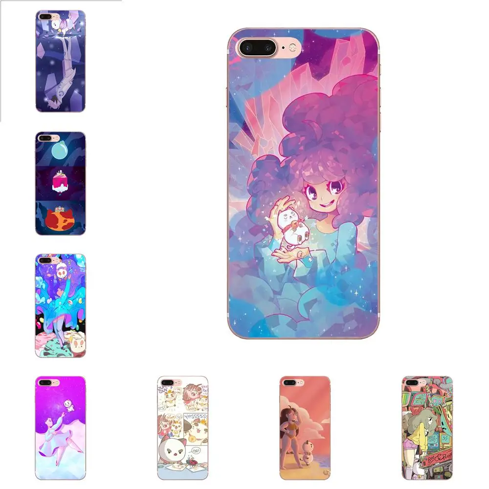

Soft Pattern Case Cover Bee And Puppycat For Samsung Galaxy Note 5 8 9 S3 S4 S5 S6 S7 S8 S9 S10 mini Edge Plus Lite