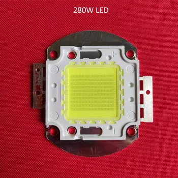 

free shipping 1pcs COB LED Lamp Bulb bridgelux projector led 280W for DIY projector 68MIL high lumens beads pure white 42-47V