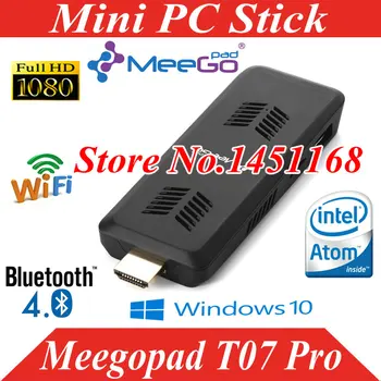 

original Mini PC stick Meegopad T07 Pro Official Licensed Cherry Trail Windows10 Intel Quad-Core 4GB-RAM 32GB-ROM Computer Stick