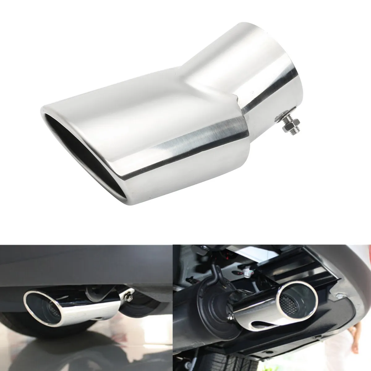 Stainless Steel Car Rear Exhaust Muffler Tip End Pipe For Toyota C HR