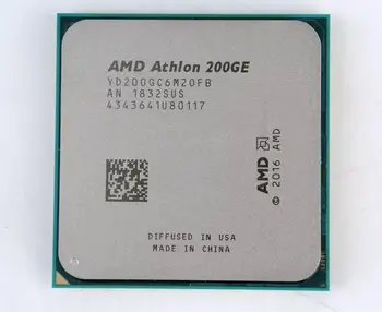 

AMD Athlon 200GE X2 200GE 3.2GHz Dual-Core Quad-Thread CPU Processor YD200GC6M2OFB Socket AM4