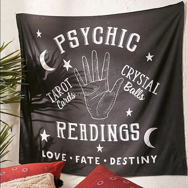 

Loartee Ouija Psychic Witchcraft Tapestry Magic Fate Destiny Divination Astrology Wall Headboard Backdrop Wandkleed Dйcor