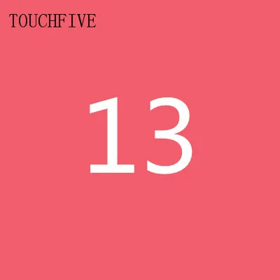 1 шт. TouchFive на выбор, 168 цветов, маркеры для эскизов, маркеры на спиртовой основе, набор цветных маркеров, товары для рукоделия, ручка для школы - Цвет: 13