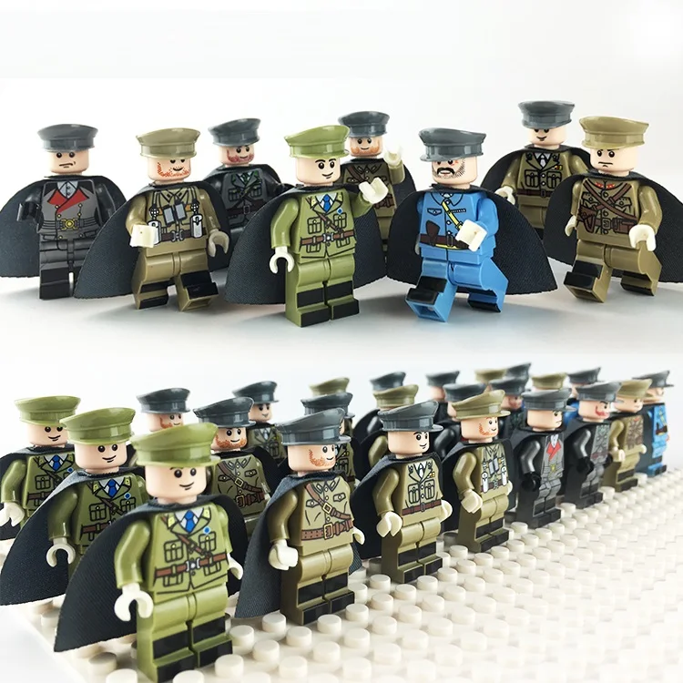 

10pcs/set General Cloak Cloak original Blocks educational toys swat police military weapon accessories Compatible Mini figures