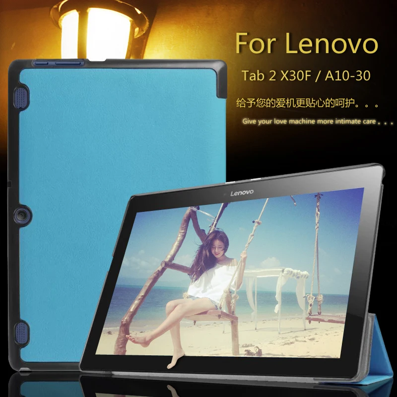 Кожаный защитный чехол-книжка для lenovo Tab 2 A10-70F/L A10-30 X30F/M Tab 3X70 X70F X70M Tab 10 TB-X103F X103F