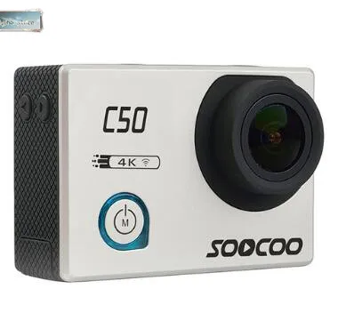 SOOCOO C50 Action 4K 24fps Sports Camera Wifi Gyro Adjustable Viewing angles NTK96660 30M Waterproof Sport DV Action Cam - Цвет: 2