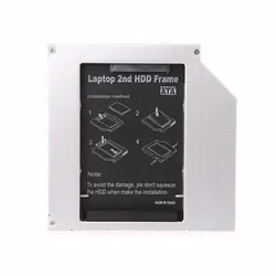 Горячая Универсальный 9,5 мм PATA IDE 2nd SATA HDD жесткий диск Caddy Модуль SSD адаптер с отверткой C26