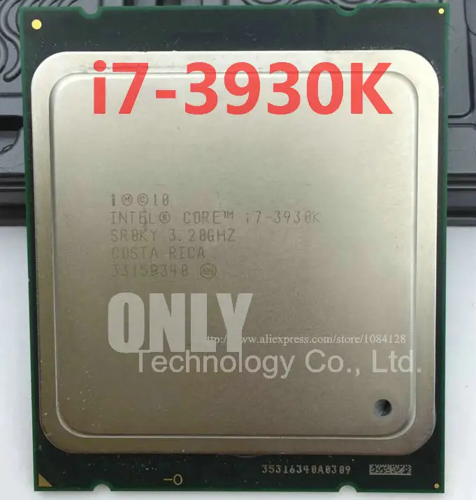 Оригинальный процессор Intel Core i7 3930K для настольного ПК 6 ядер 3 20 ГГц 15 Мб 32 нм