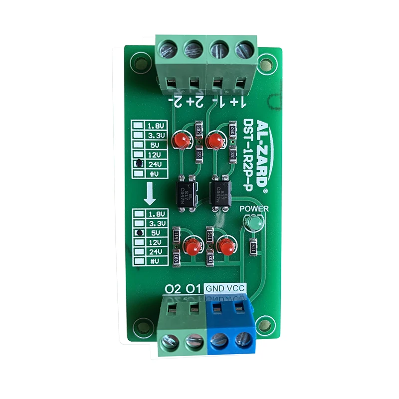 

24V to 5V 12V 3.3V 1.8V 4 Channel Optocoupler Isolation Board Isolated Module PLC Signal Level Voltage Converter Board 4 Bit PNP