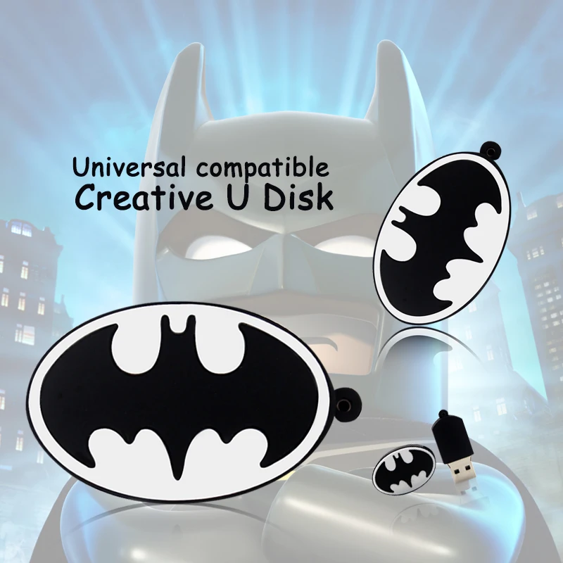 Super Heros Shield USB флэш-накопитель 64 ГБ высокоскоростной Бэтмен щит 4 ГБ 8 ГБ 16 ГБ 32 ГБ Флешка USB 2,0 Флешка карта памяти