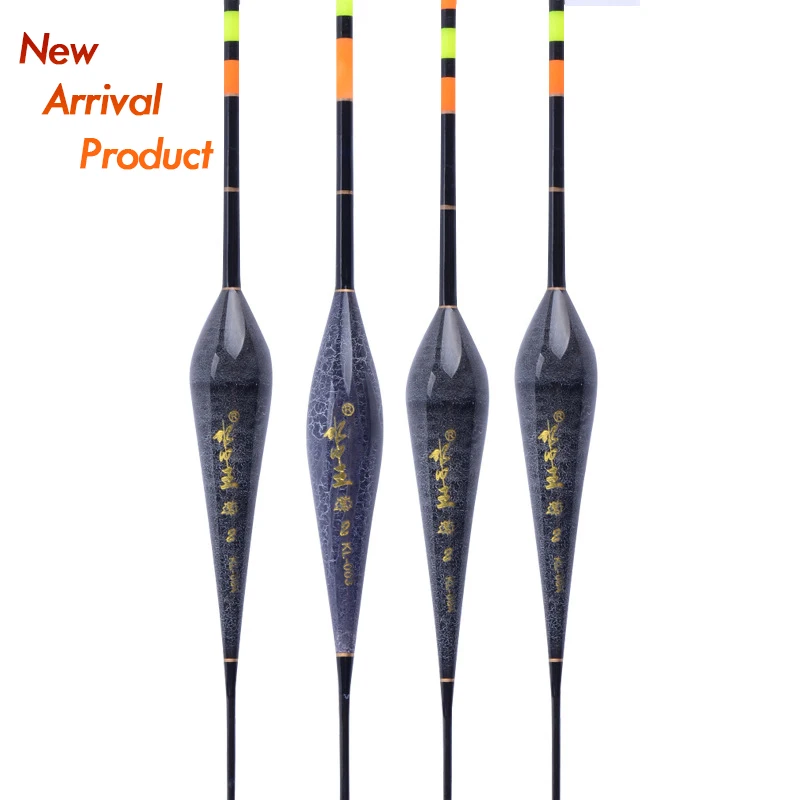 

2pcs/lot Exquisite Fishing Float 1-3# Body Crack Coating Composite Nano Flotteur Peche High Sensible Hollow Tail Fishing Bobber