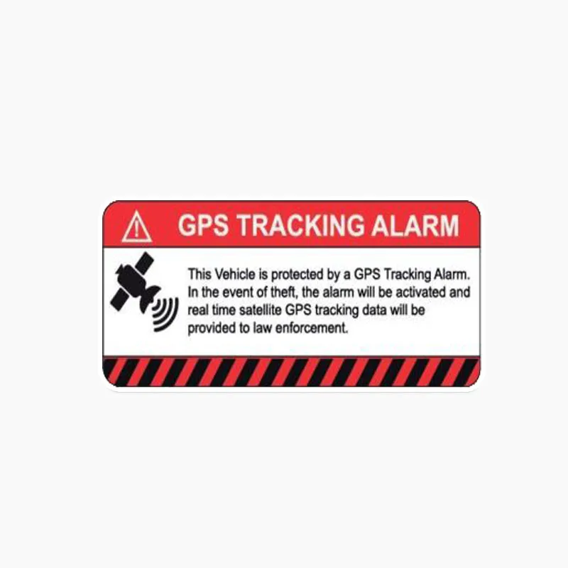 YJZT 10 7*5 см gps сигнализация автомобильные наклейки модные черные и красные ПВХ C1