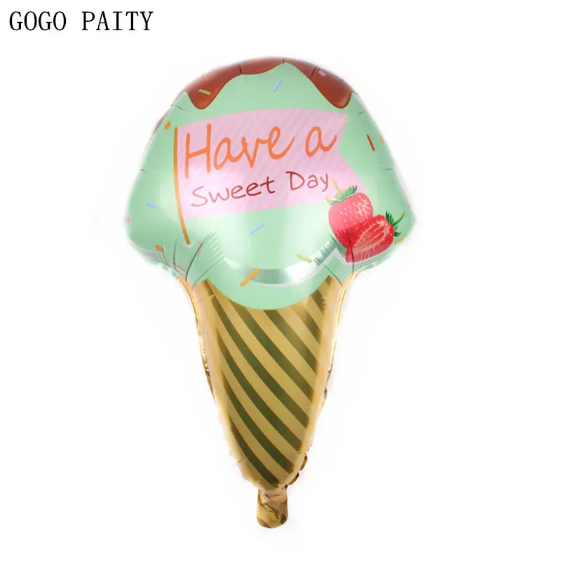 

GOGO PAITY New ice cream shape aluminum balloon festival party wedding decoration balloon wholesale