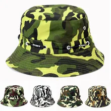 Мужская и женская камуфляжная Панама, хлопковая рыболовная летняя уличная Кепка для кемпинга HATCS0010