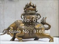 

Totally Good Fengshui bronze bring myriad money & wealth honeypot money OX ST AAA