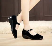 Cotton-made beijing shoes women’s shoes single work shoes square dance shoes mother