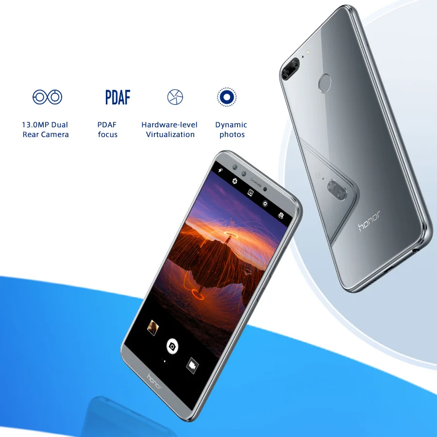 Оригинальный Honor 9 Lite 4G LTE мобильный телефон 5 65 &quot4 ГБ ОЗУ 64 Гб ПЗУ Восьмиядерный