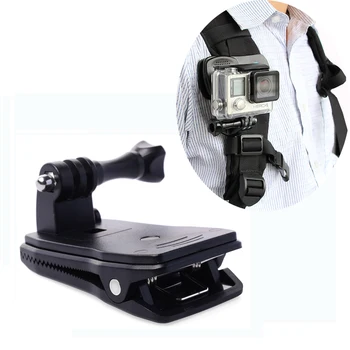 

Quik Release 360 Rotary Backpack Clip Clamp Rec-mounts Fast Hat Clip Mount for GoPro Hero 6 Hero 5 4 3 2 Xiaomi YI SJCAM SJ4000