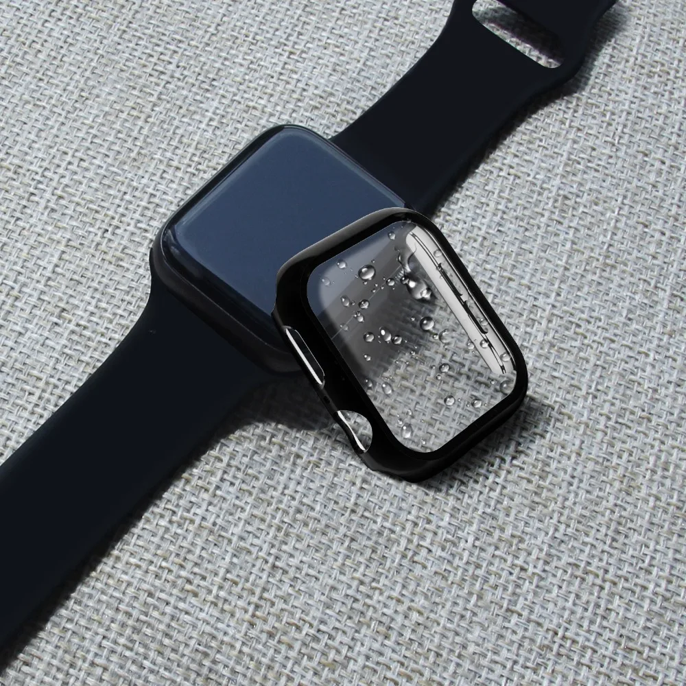 Защитный чехол для apple watch band apple watch 5 4 3 iwatch band 44 мм 40 мм 42 мм 38 мм PC Защитная крышка аксессуары для часов