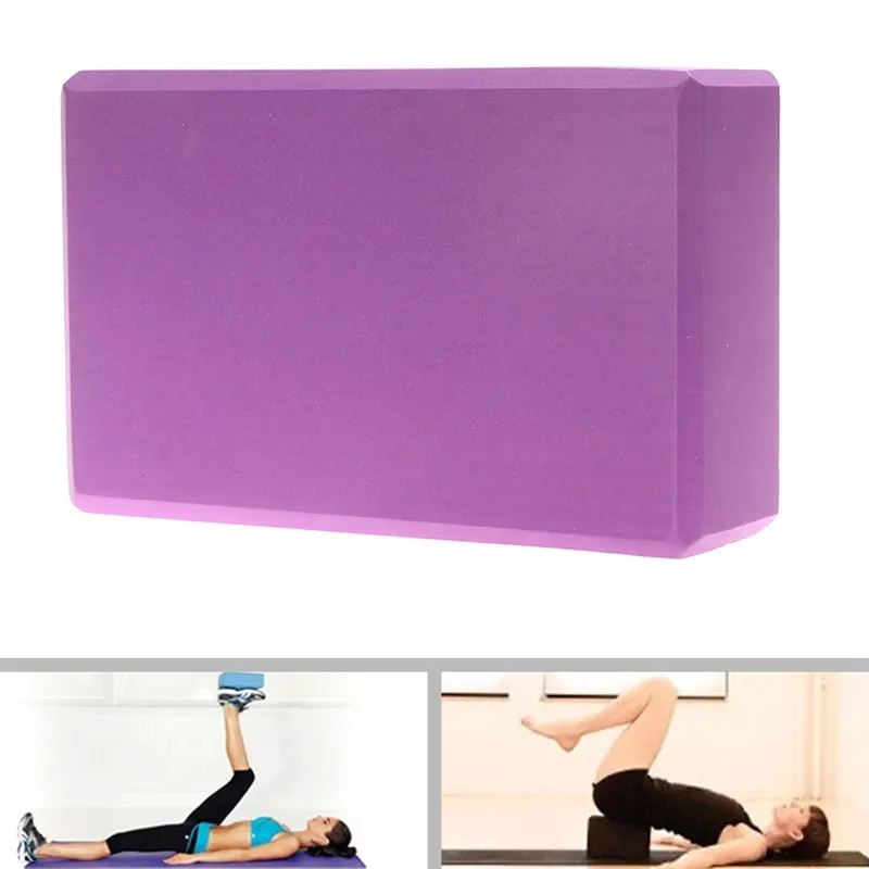 

230mm*150mm*75mm High Density Yoga Block Brick Sports Exercise Gym Foam EVA Yoga Block Yoga Training Aids 6 Colors