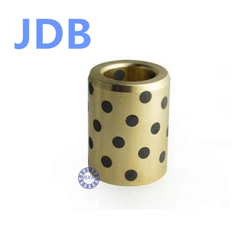 Graphite Lubricating Brass Bearing Bushing Sleeve Oilless Jdb303820